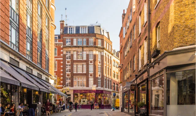 Central London buildings