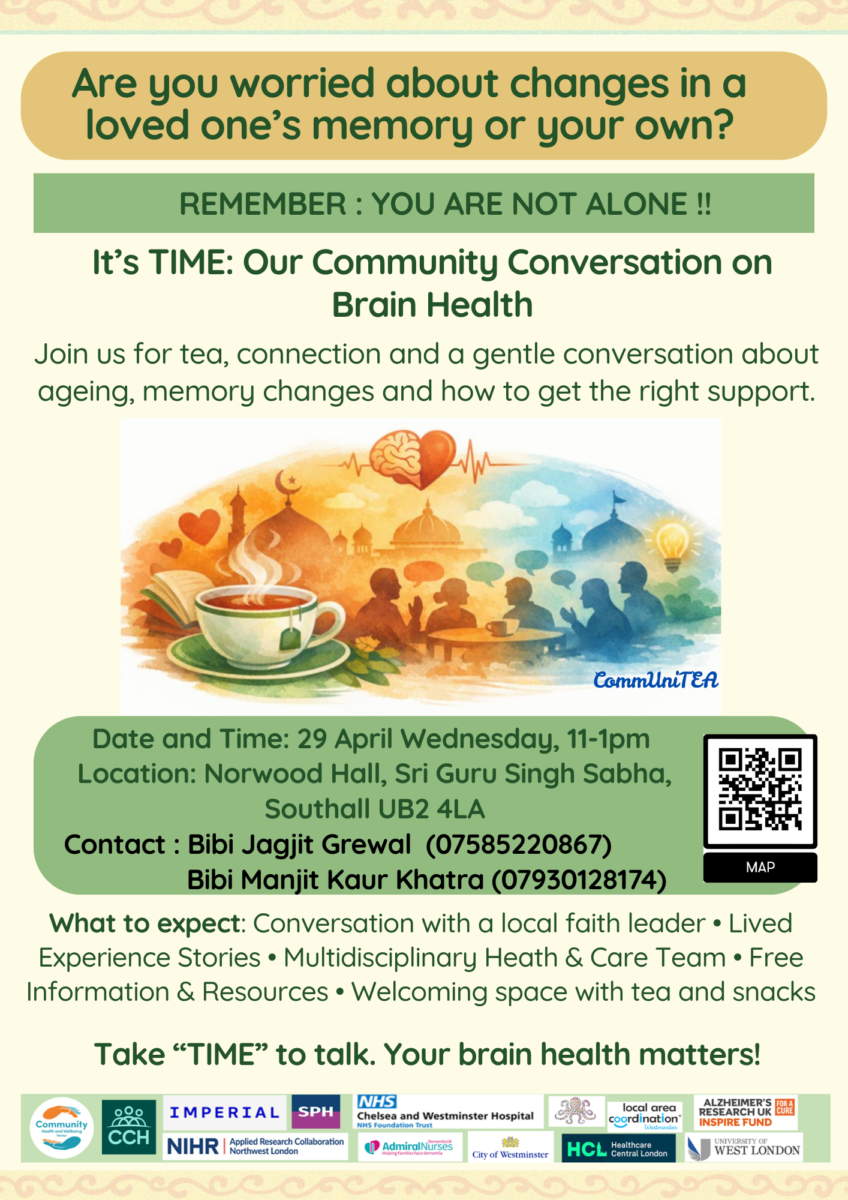 Poster for CommuniTEA event